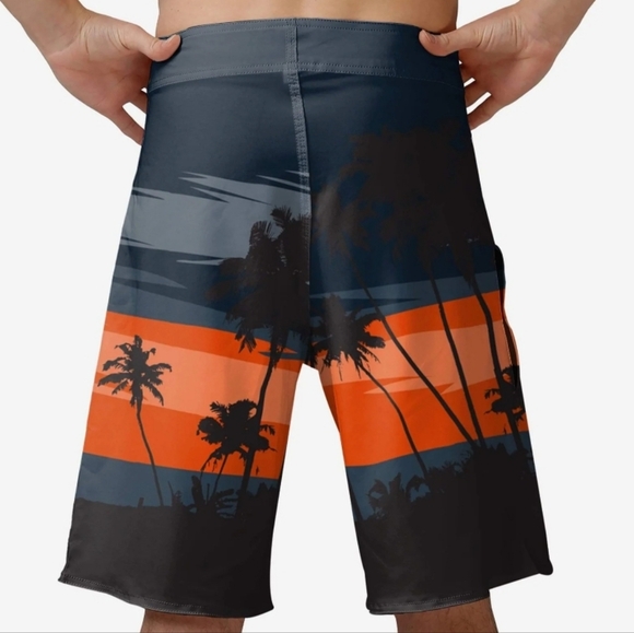 Chicago Bears Sunset Boardshorts Size Small - Picture 2 of 5
